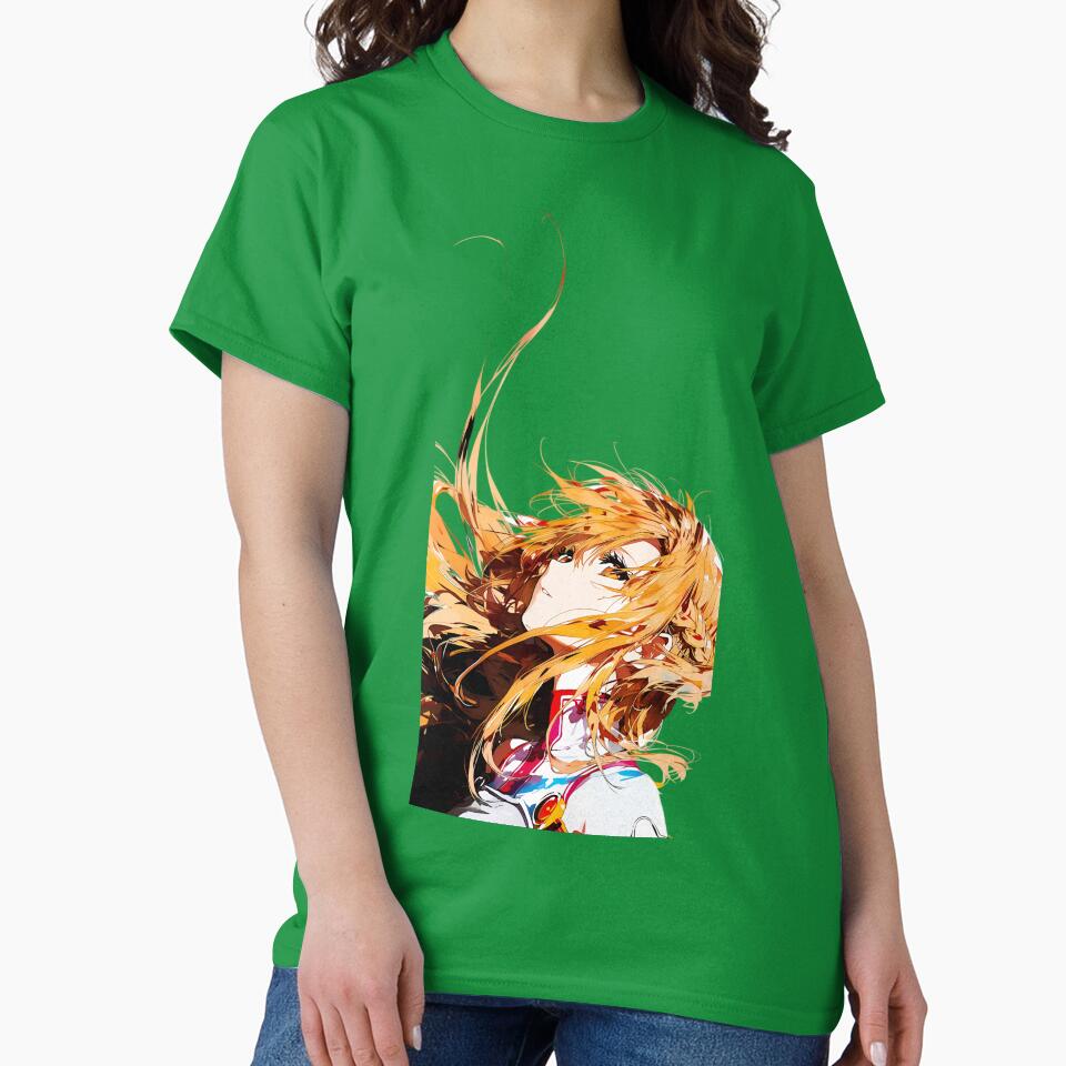 Golden Wind Anime Girl – Fiery Hair Aesthetic Illustration | Dynamic Manga Style Art by Dyan4