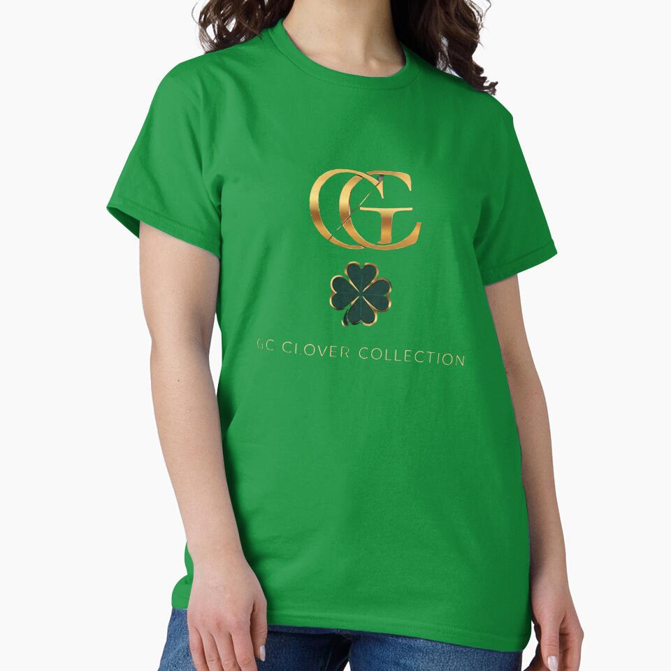 GC Clover Collection – Luxury Gold & Green Clover Monogram Logo by GCCloverCo