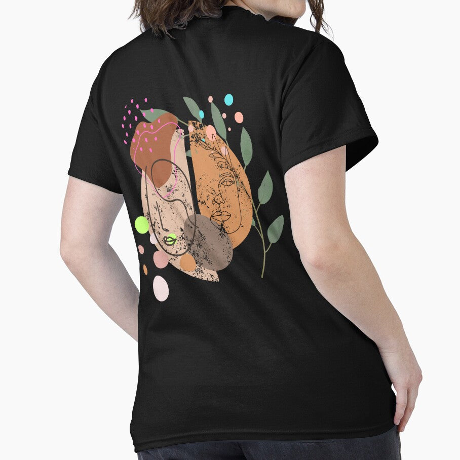 Boho Style Two Woman Face by ARTCLAYSTO