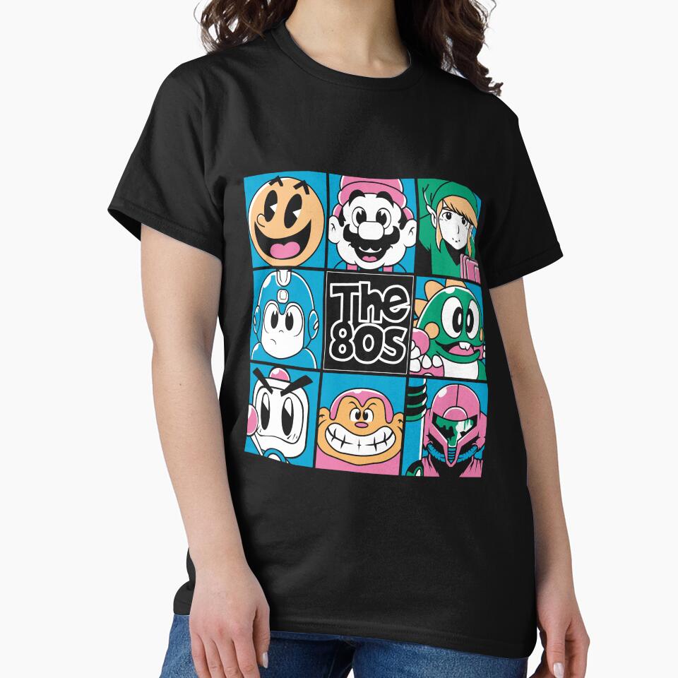 The 80s Video Games Retro Gamer Nostalgia Classic Gaming by HBZ-DESIGN