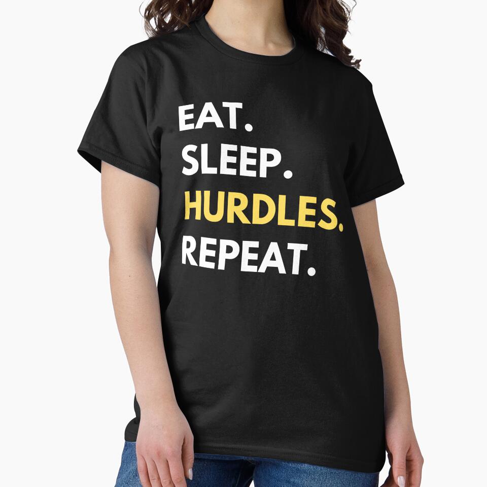 Eat sleep hurdles repeat by Flow-Store