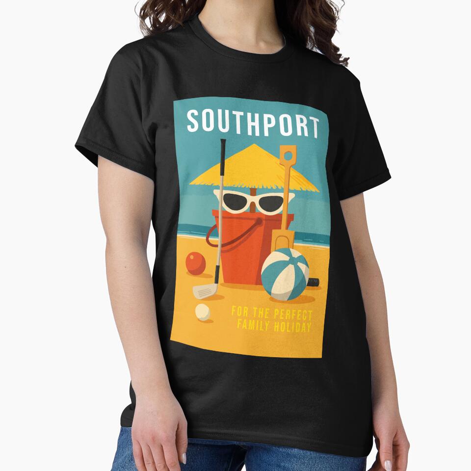 Southport Travel Souvenir Poster by rogue-design