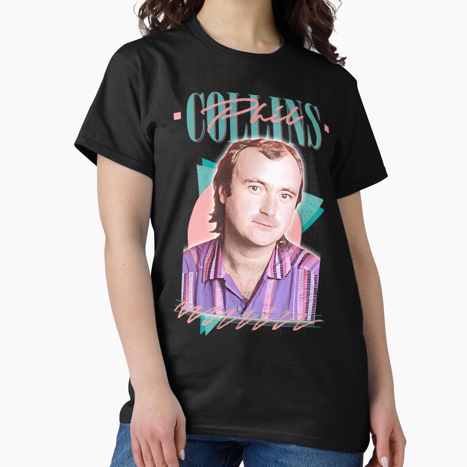 Phil Collins  Retro 80S Aesthetic Fan Design by GabrielPages567