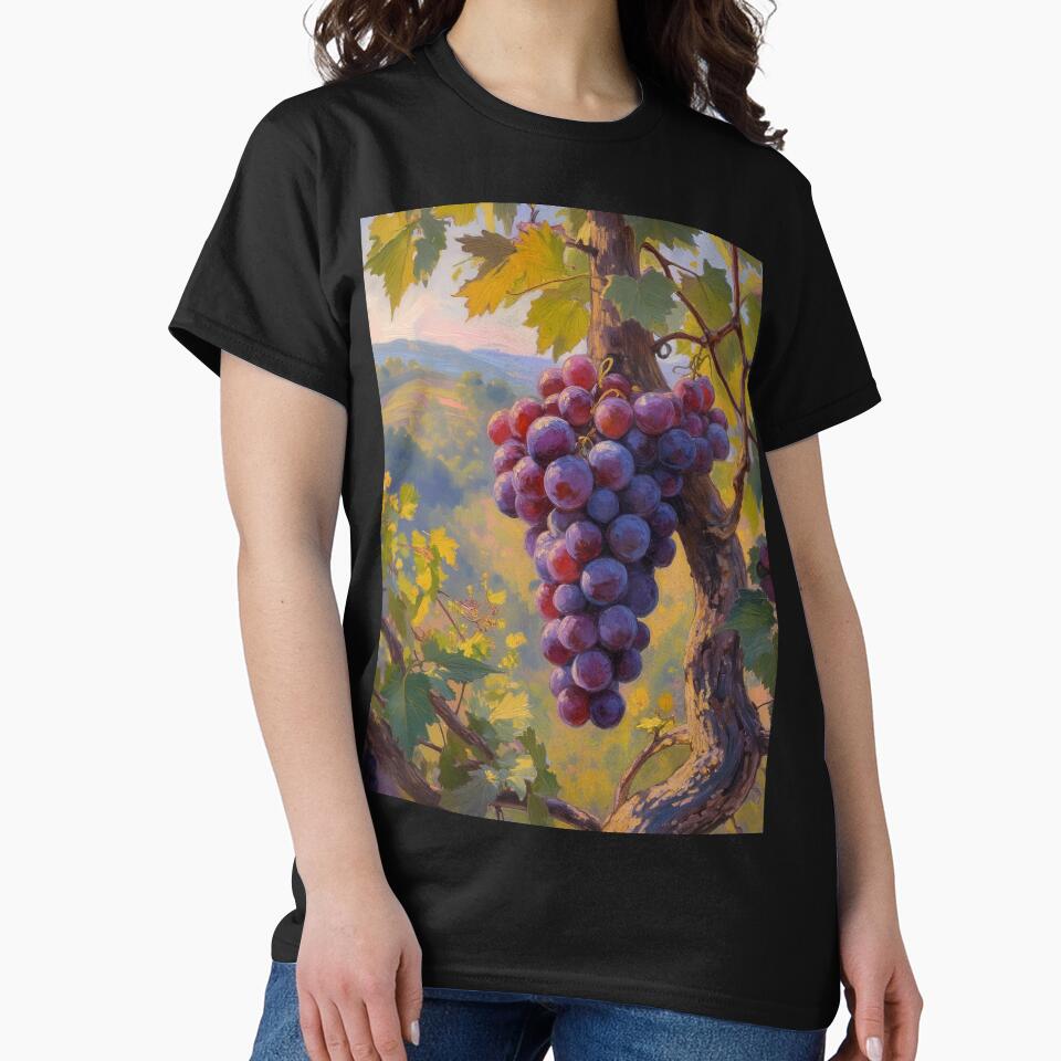 Purple Grapes Oil Painting | Vineyard Fruit Art by Debbie Schulte