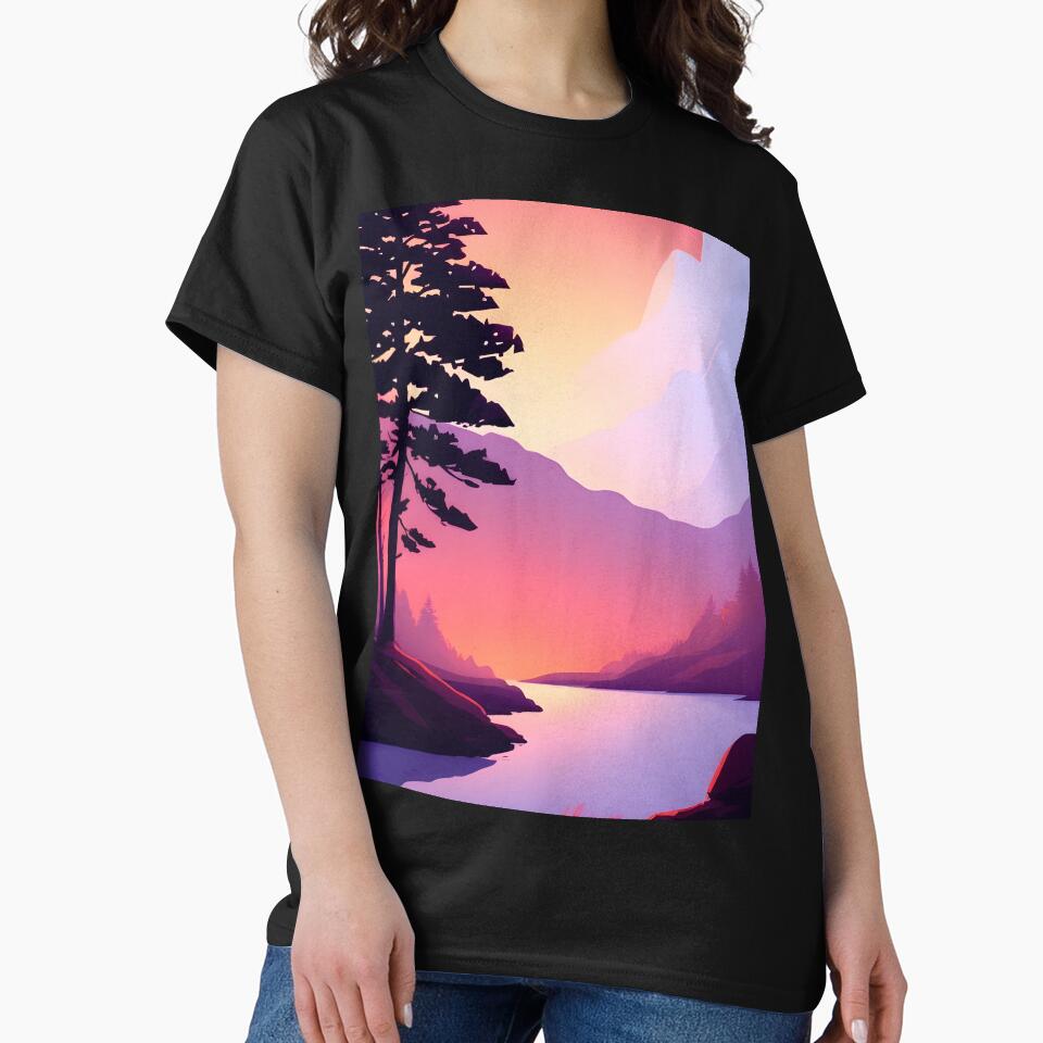 Bring the Beauty of Trees and Mountains into Your Home with Our Stunning Minimalist Art Prints by supeart