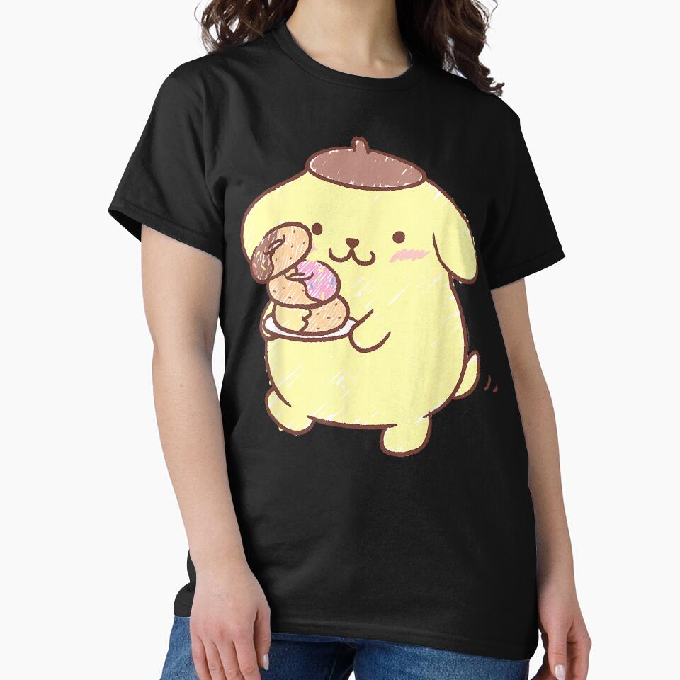 Pompompurin Donuts T Shirt by saohoa2584