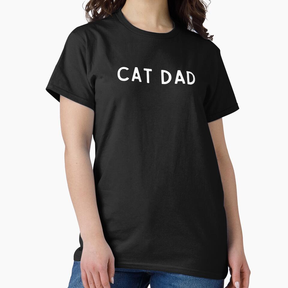 Cat Dad Shirt, Cat Father Shirt by Sleepy Cat Design