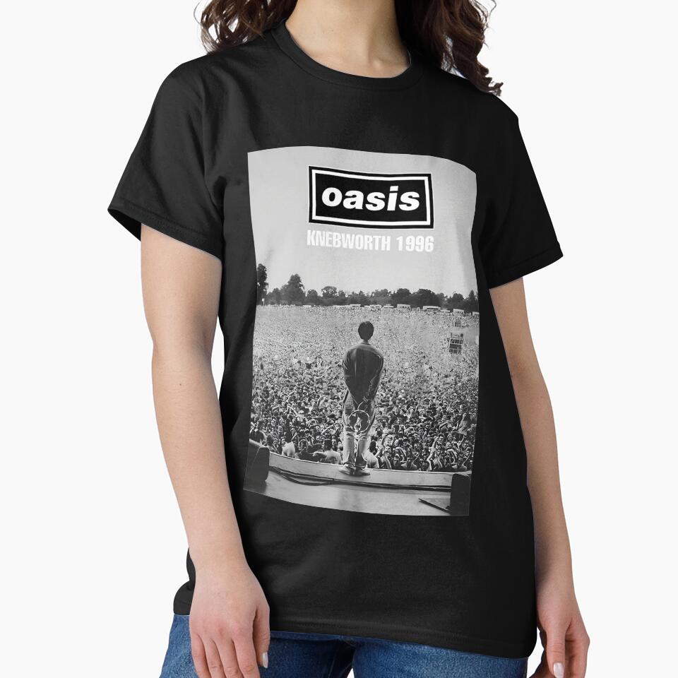Minimalist Concert O A S I S Black And White by hamelhrcaryl