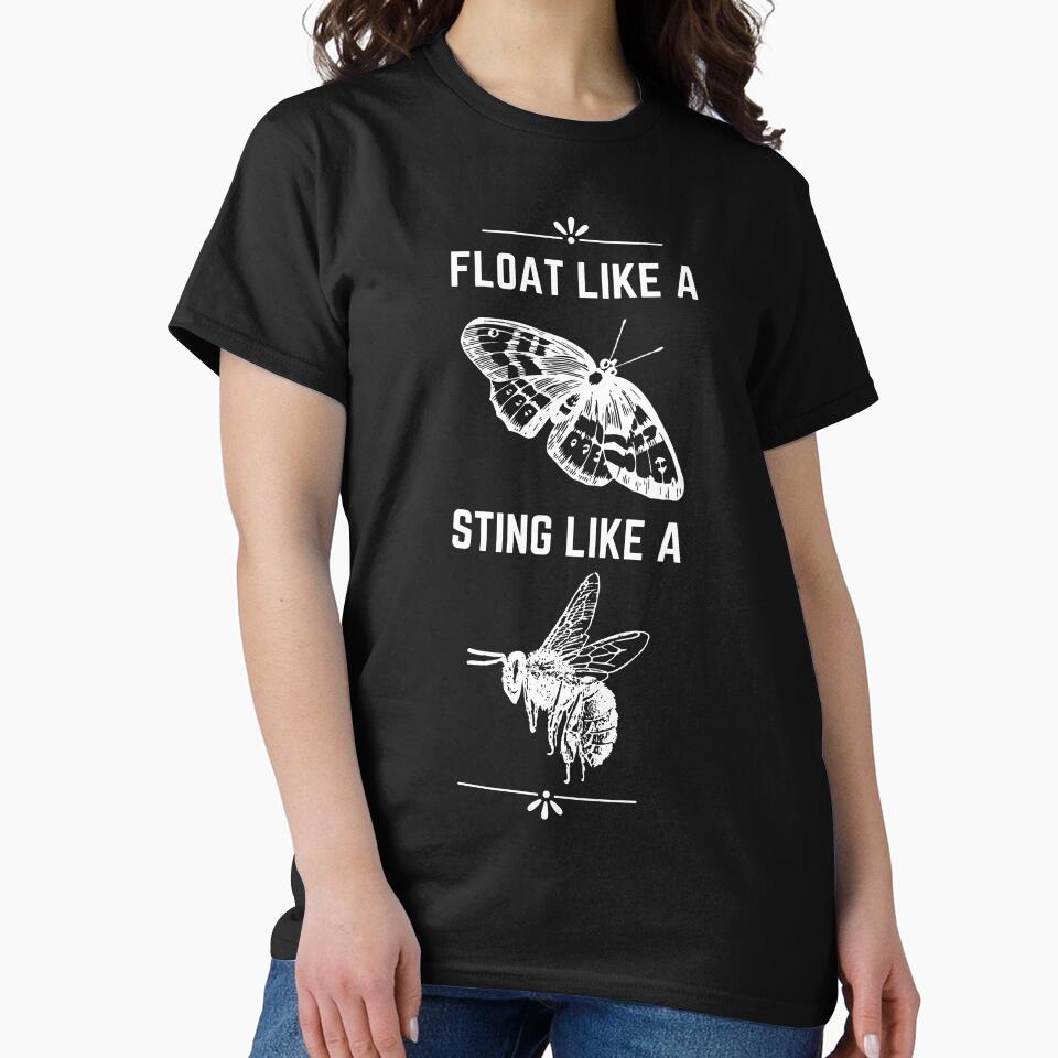 Float Like a Butterfly, Sting Like a Bee Design by Pique-Interest