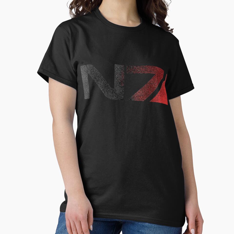 Mass Effect N7 Distressed Logo by bendups