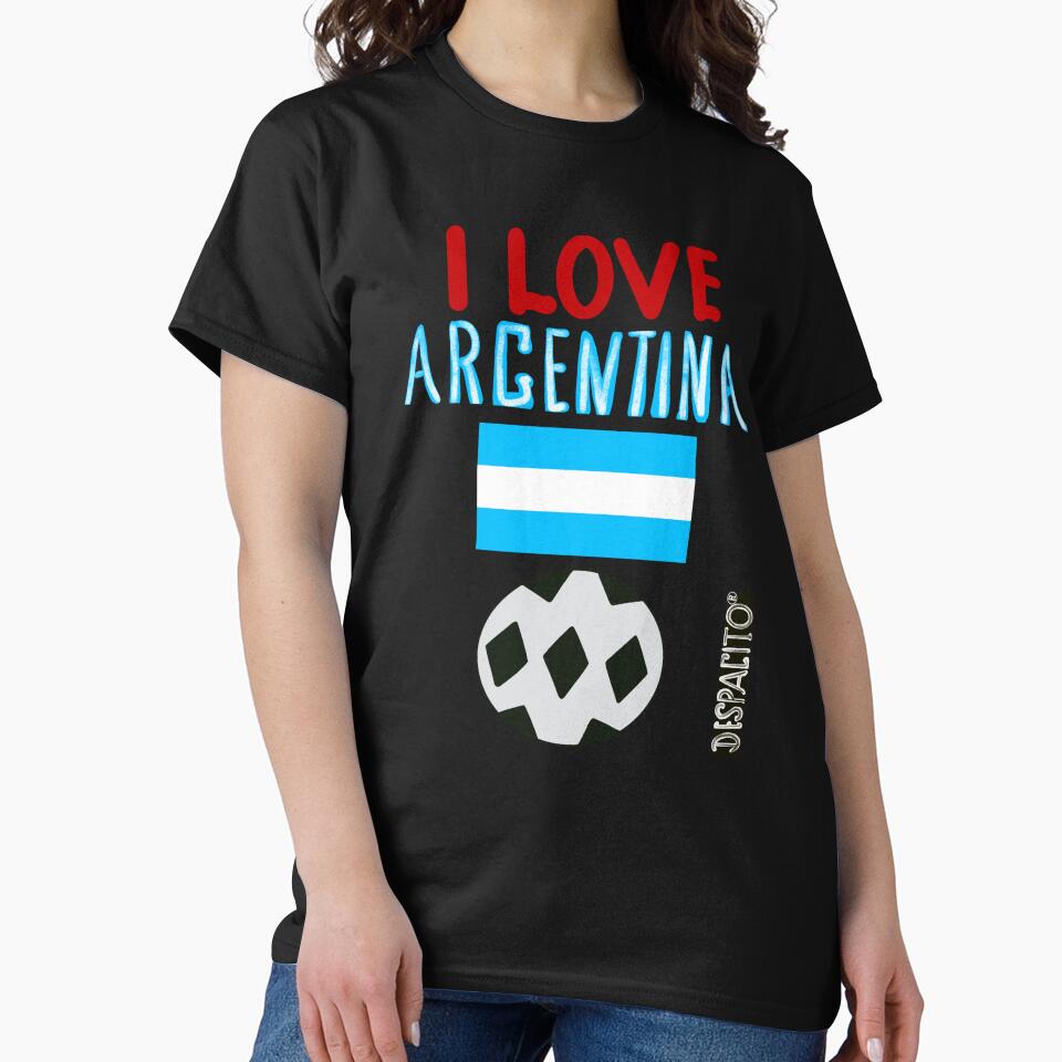 Despacito® I Love Argentina Flag Soccer Ball Futbol by DespacitoBrand