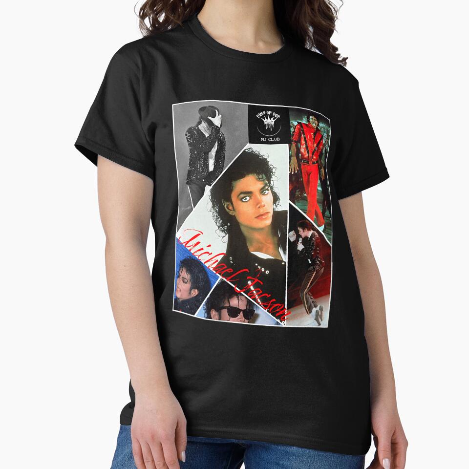 Michael Jackson Retro Collage Pop Icon Graphic Design by layprotuninec