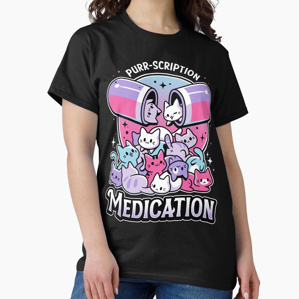 Happy Kitten Pill - Funny Cats Medicine by Snouleaf