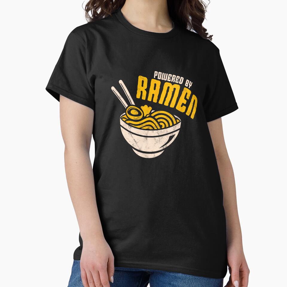 Powered By Ramen Cute Noodle Lover Japanese Style by titanlevi