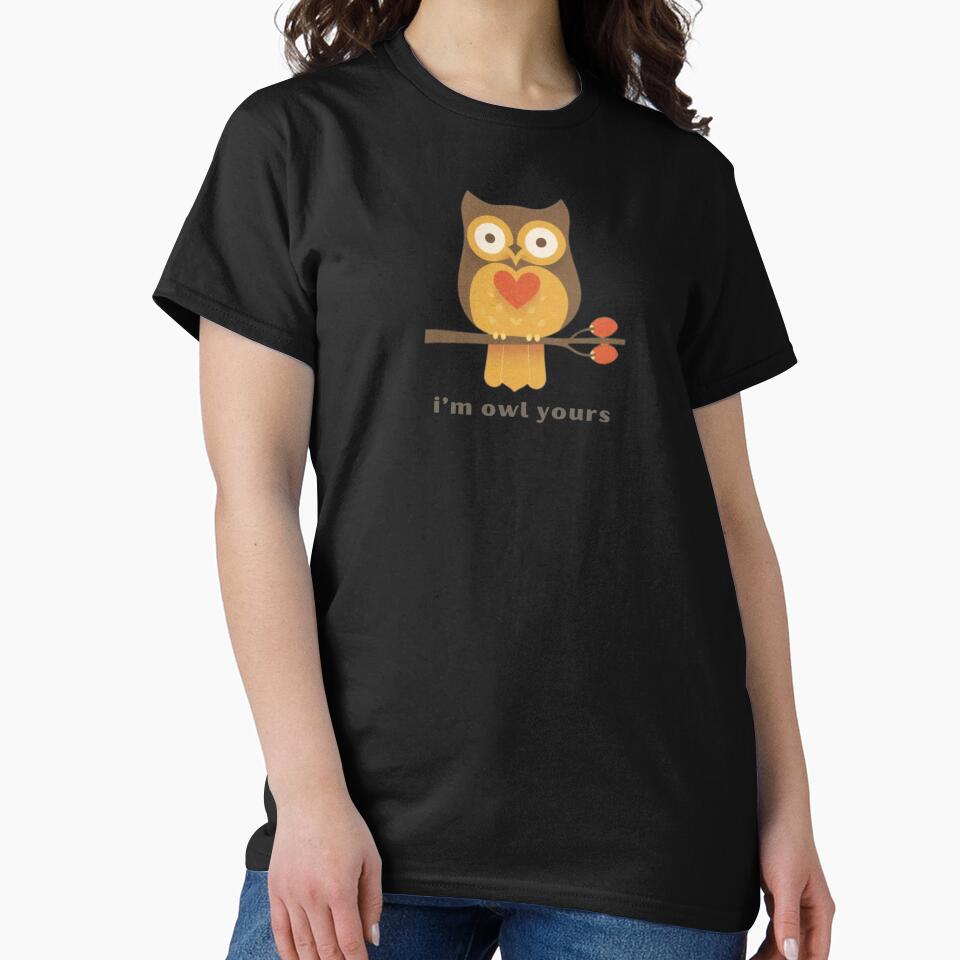 I’m Owl Yours - Cute Pun | TeeHee Puns Funny Design by TeeHee Puns