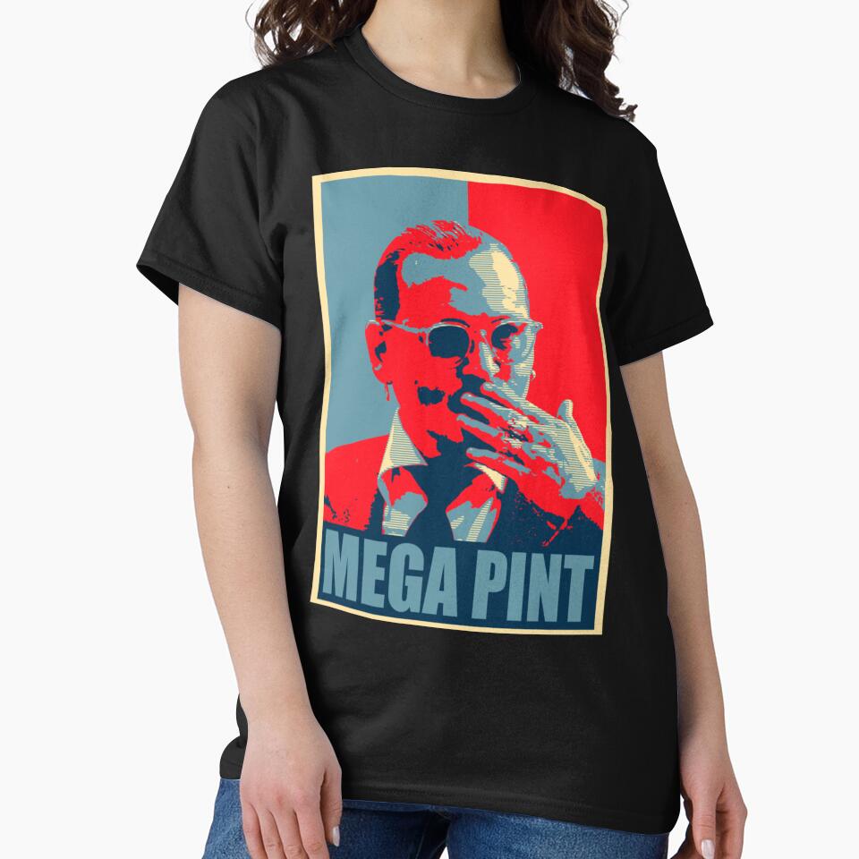 Mega Pint Amber Oversized Blue Pop Art Poster by cautrapinacka