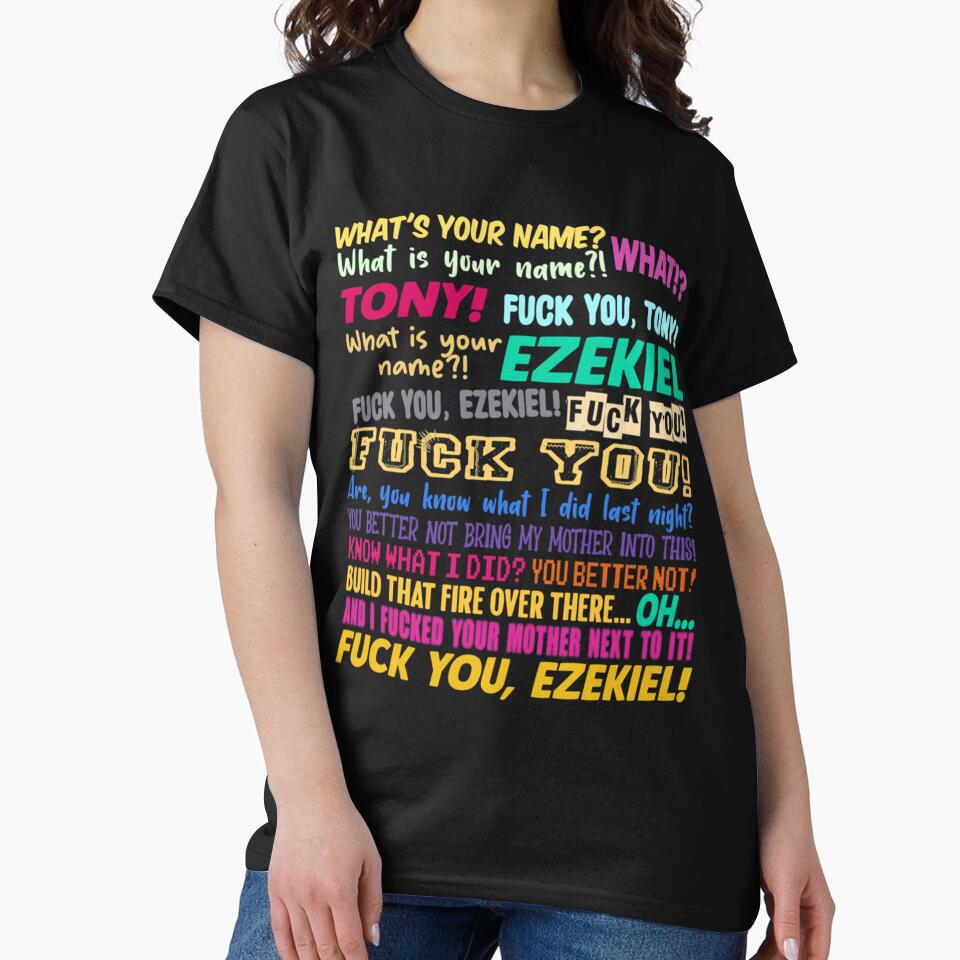 Hey What_s Your Name Tony And Ezekiel Funny Meme by TexteelShop