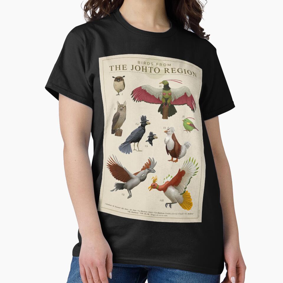 Birds from Johto by Julio Lacerda