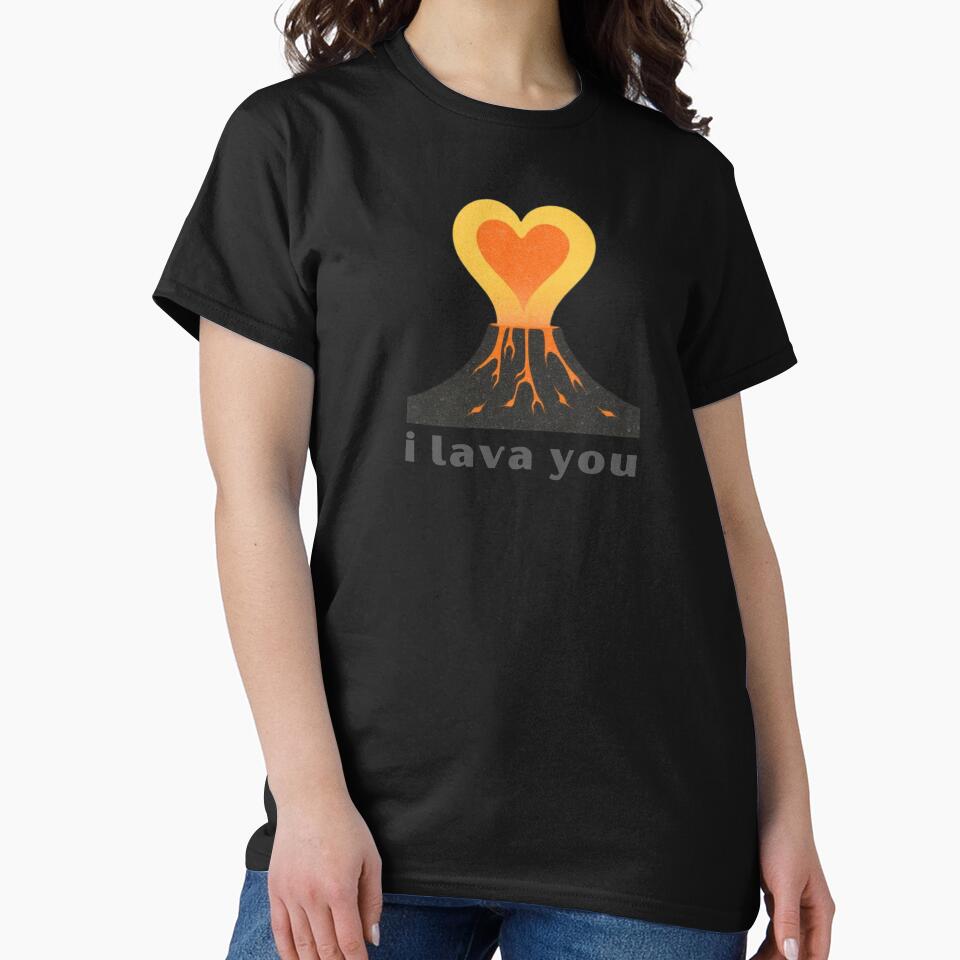I Lava You - Cute Pun | TeeHee Puns Funny Design by TeeHee Puns