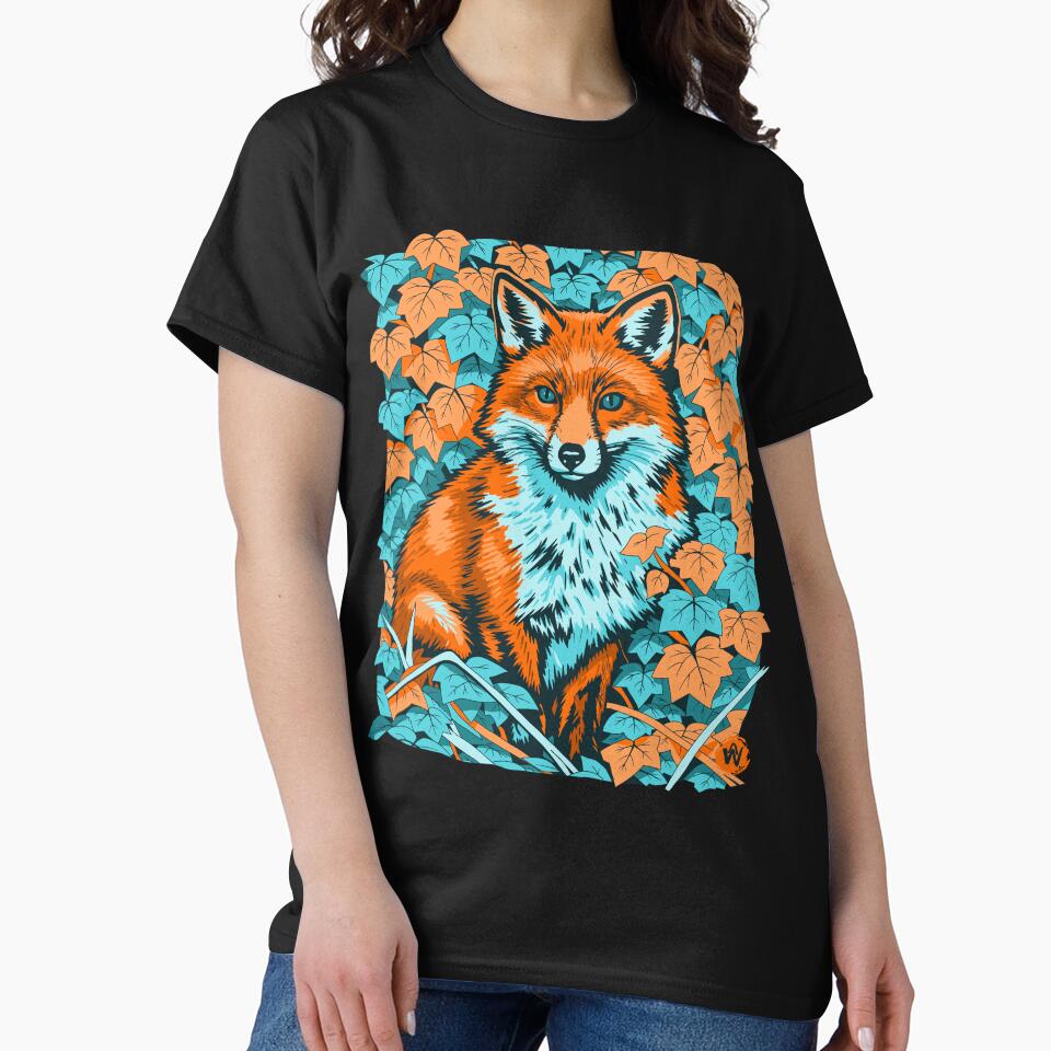 Teal and Ember Fox by Linzi Golding