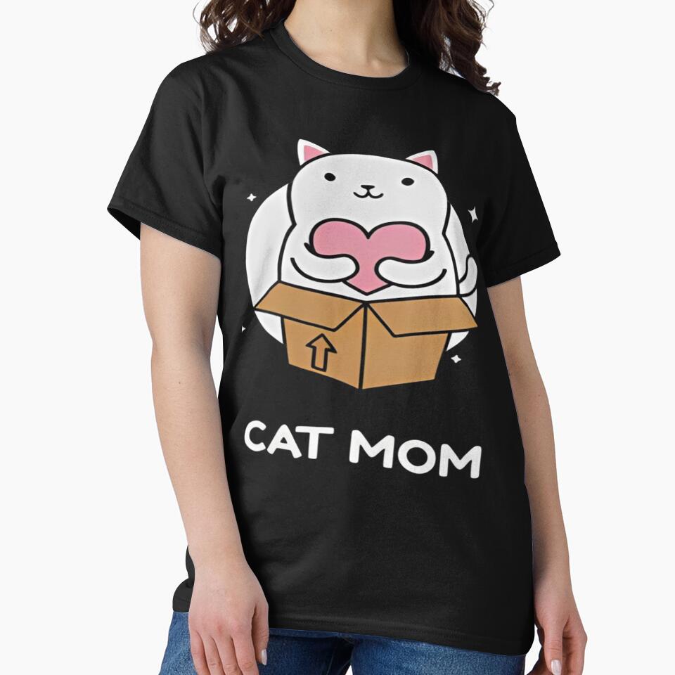 Pet lover Cat mom cotton by BrionnaDani