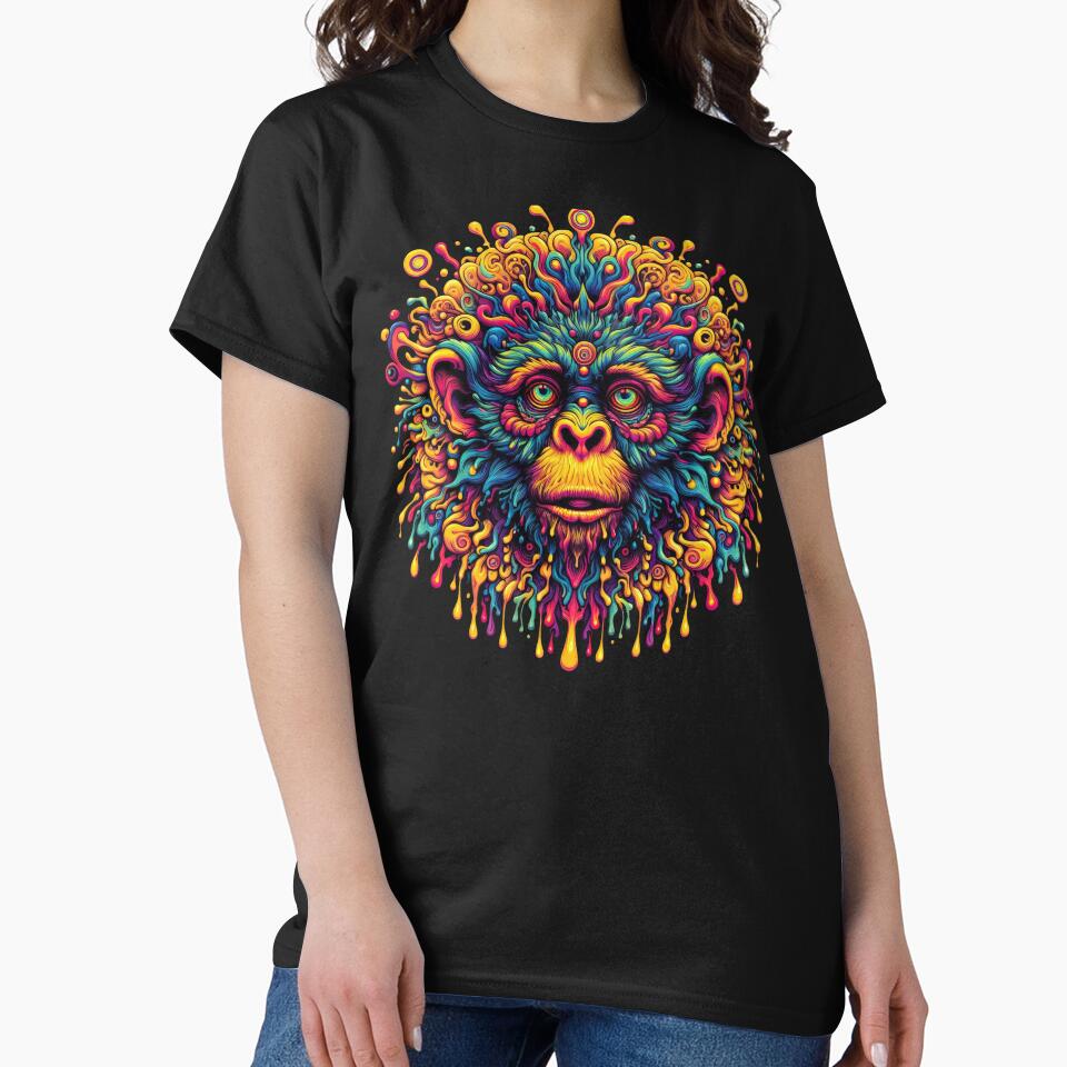 Psychedelic Monkey Suspense Art by Daniel Dudgeon