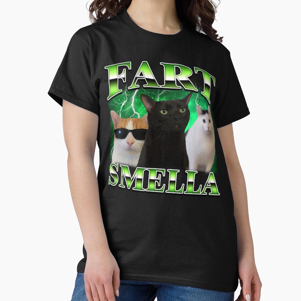 Fart Smella Cat by MemishDesign