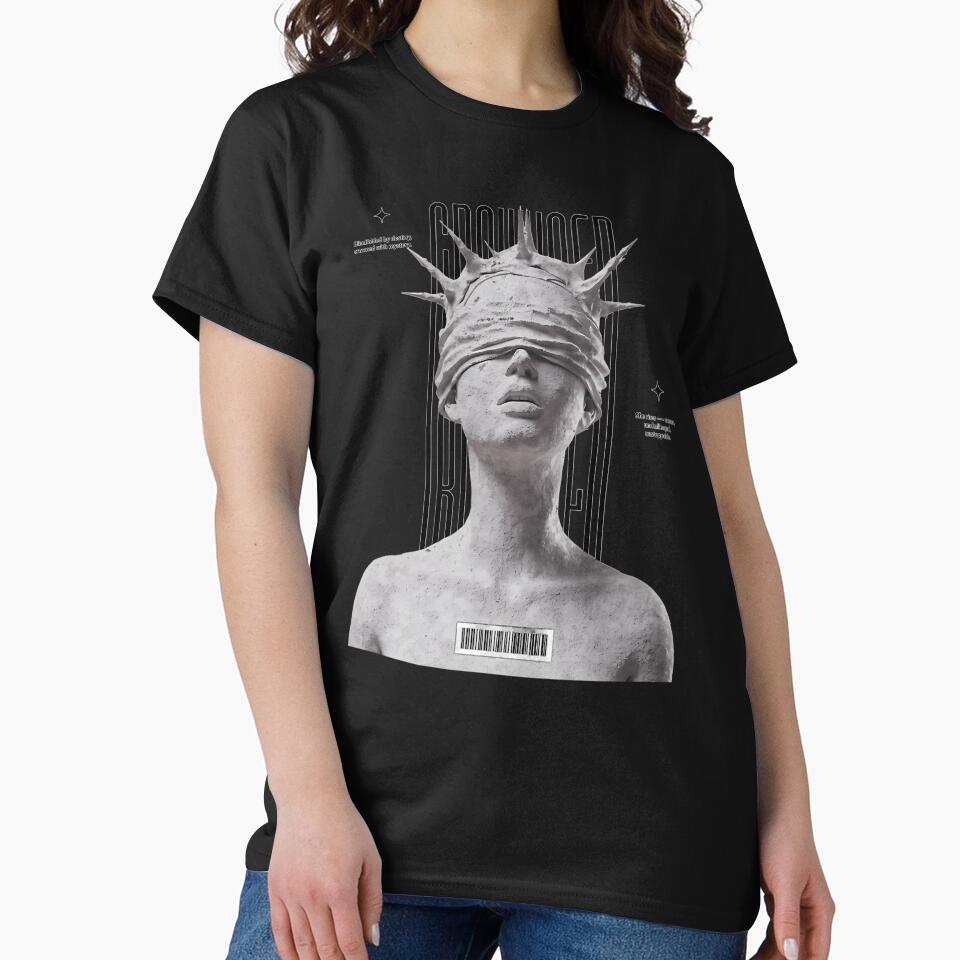 Brutalism Streetwear Crying Face Design by Lazo-shopp