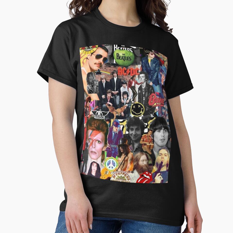 retro 1990 Rock Band Posters by sundayshop