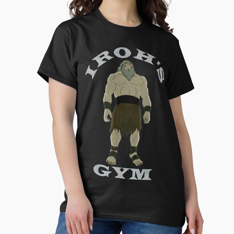 Iroh Gym Vintage Workout T-Shirt Avatar The Last Airbender Uncle Iroh Muscle Fan Gift by pedri05