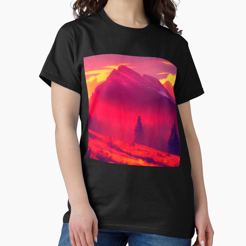 Minimalist Landscape Mountain Valley: A Stunning Addition to Your Home Decor by supeart