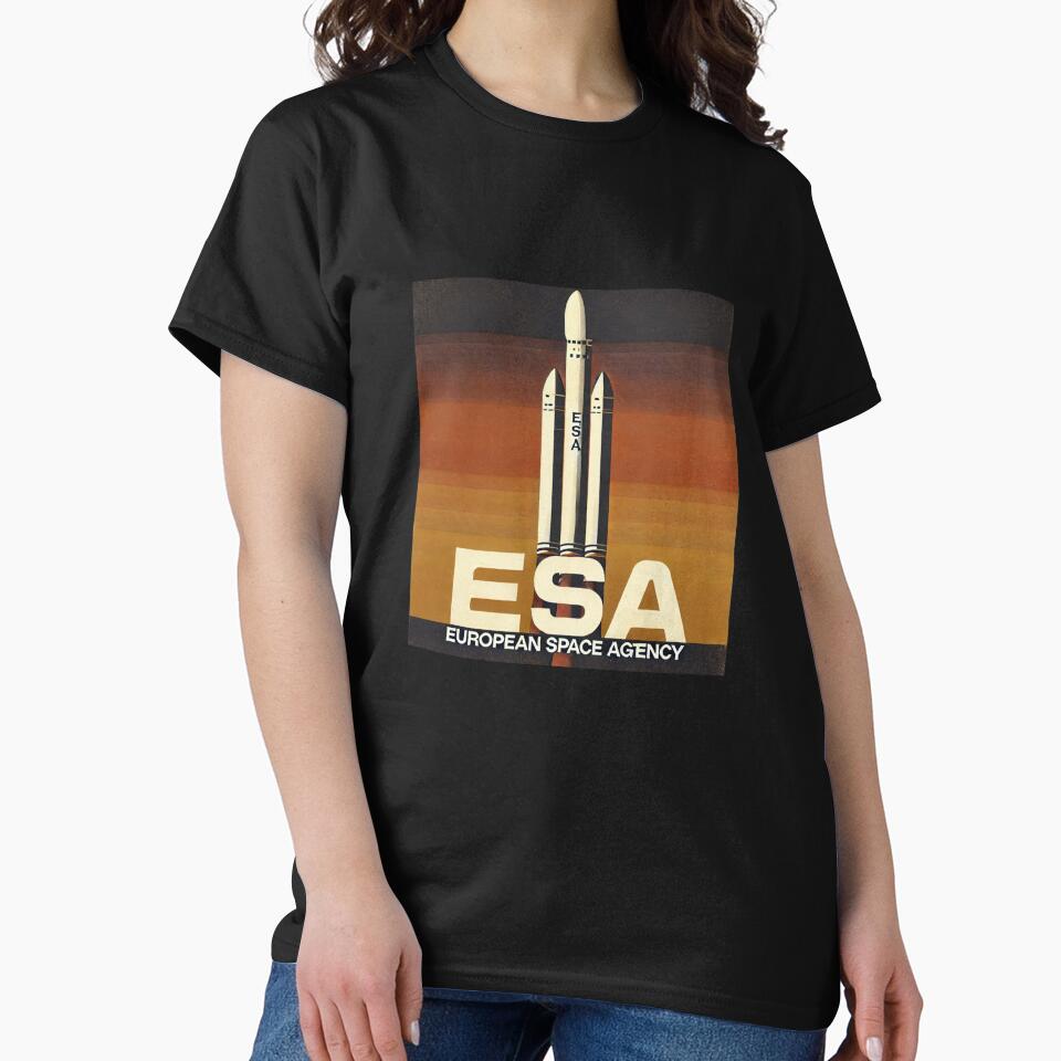 European Space Agency Inspired Logo Design | ESA Style Space Graphic | Astronomy & Sci-Fi Art by TEEJAMBOREE