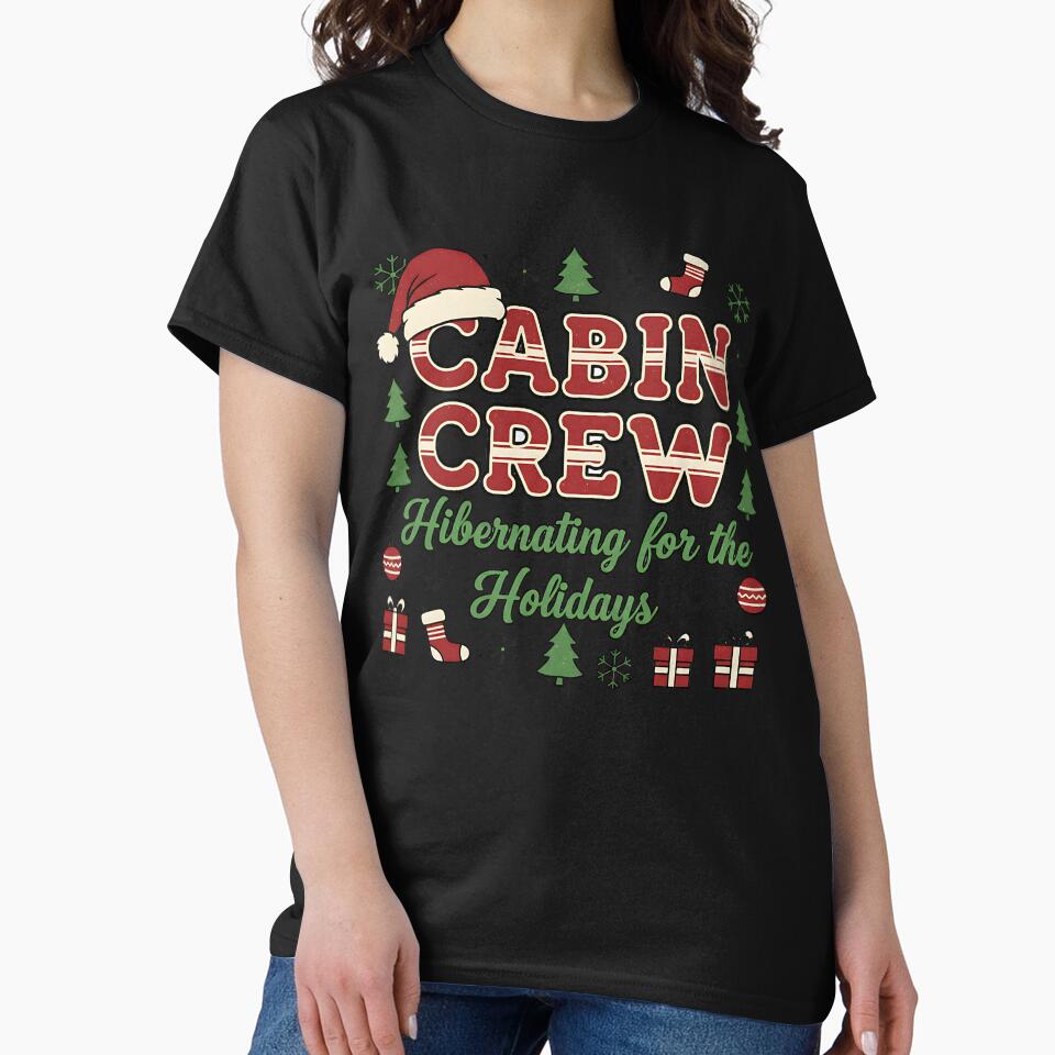 Cabin Crew Merry Christmas Hibernating Holiday Theme by ArtDesignTp