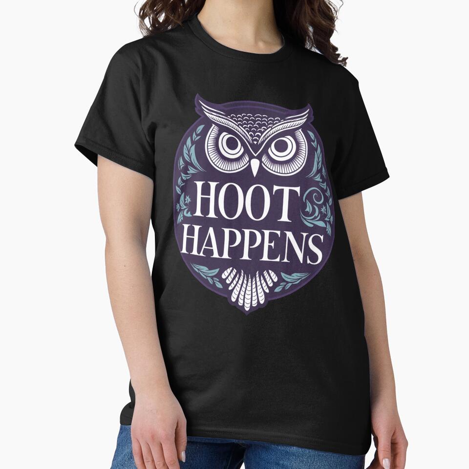 Owl Sarcastic Animal hoot happens by MaggiLars