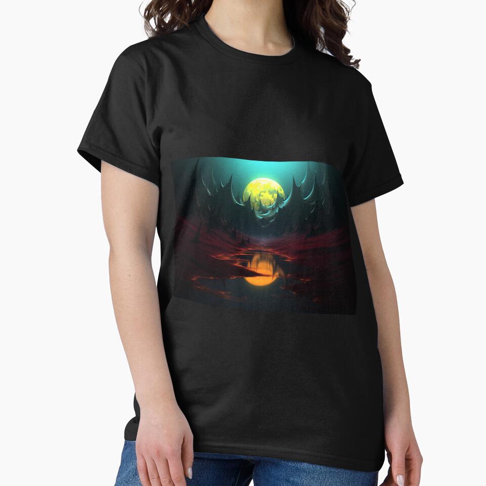 Dark Fantasy Landscape - Moonrise In Desolation by Fantasy Masterpiece
