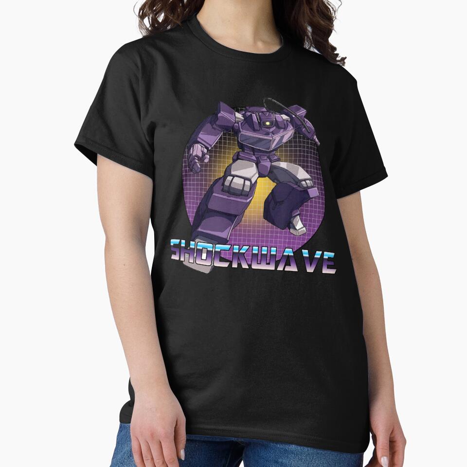 Shockwave G1 Vintage Sci-Fi Robot Artwork by Retr0Tshirts