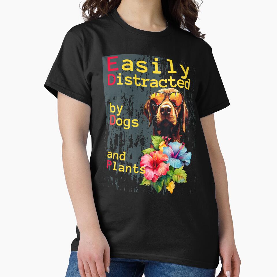 Easily Distracted by Dogs and Plants gifts by byMartha