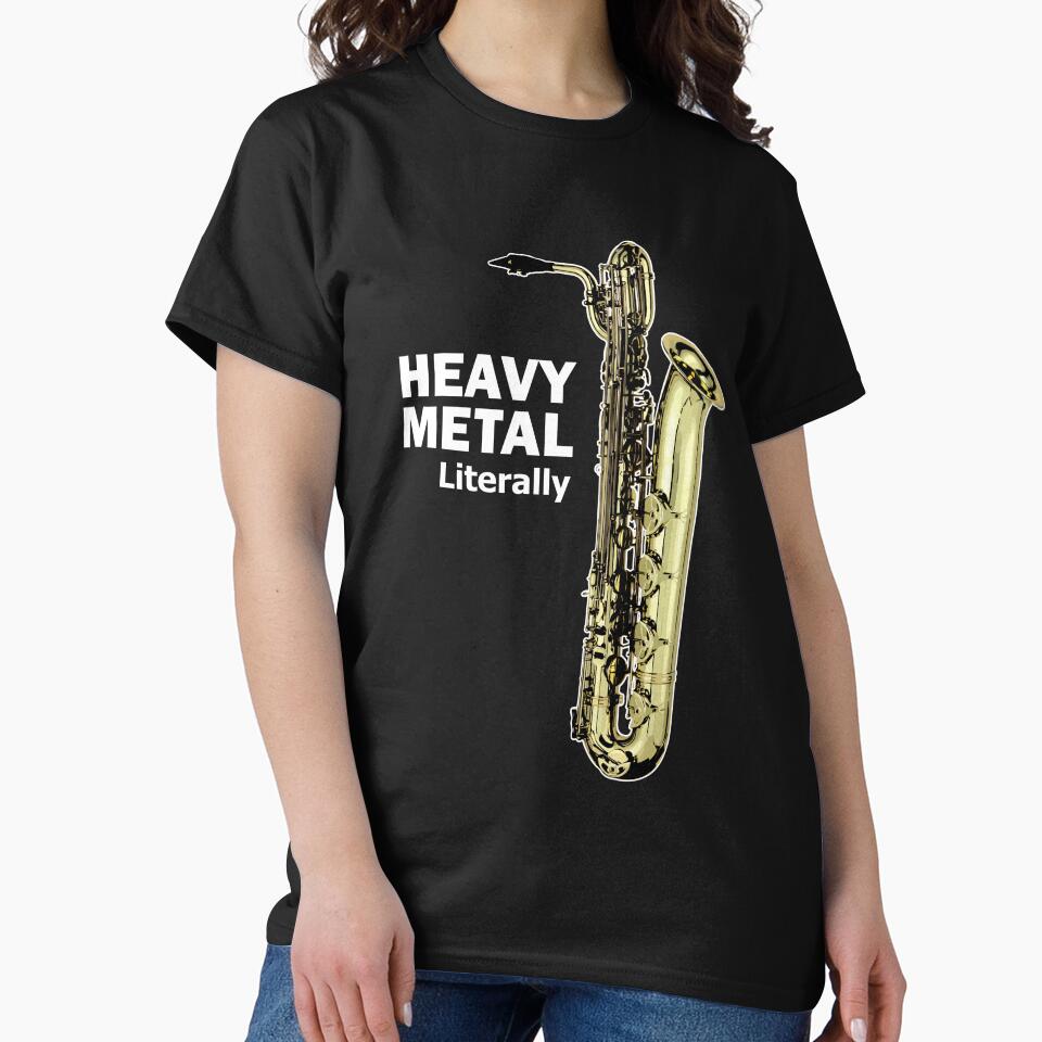Heavy Metal Baritone Saxophone by Dawn Anthes