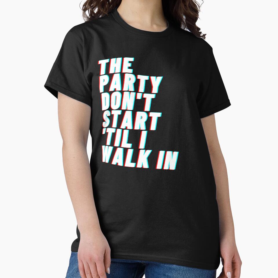 The Party Dont Start Til I Walk In Kesha Party Themed Art Print. by BleeArtwork