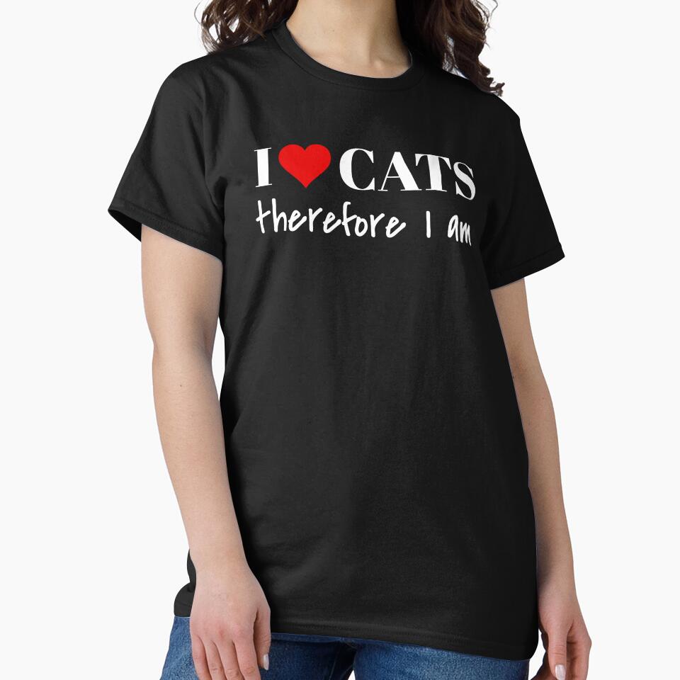 I Love Cats Therefore I am by carpetunicam