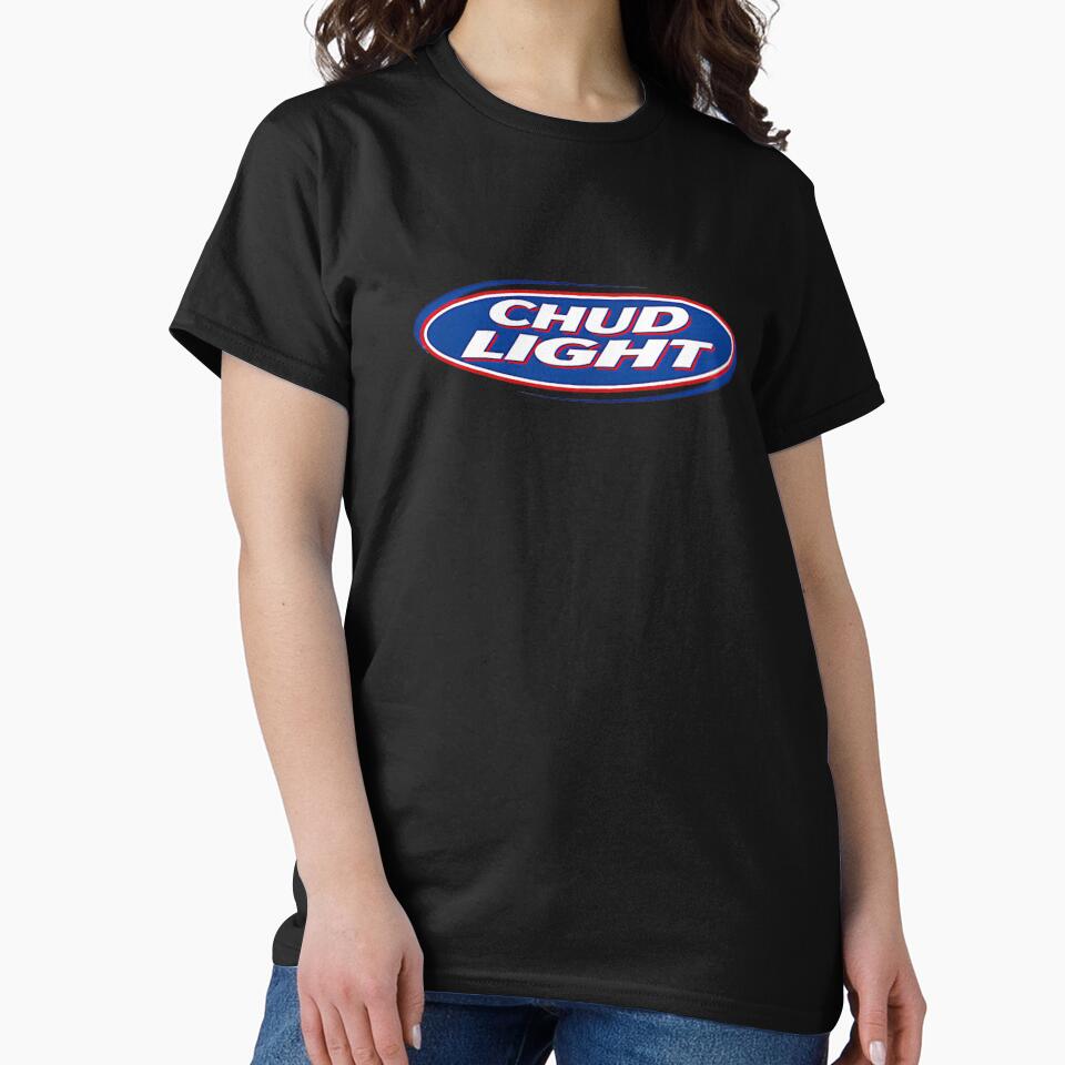 Chud Light Funny Parody Logo Red White And Blue Beer Style by LittleNhutton