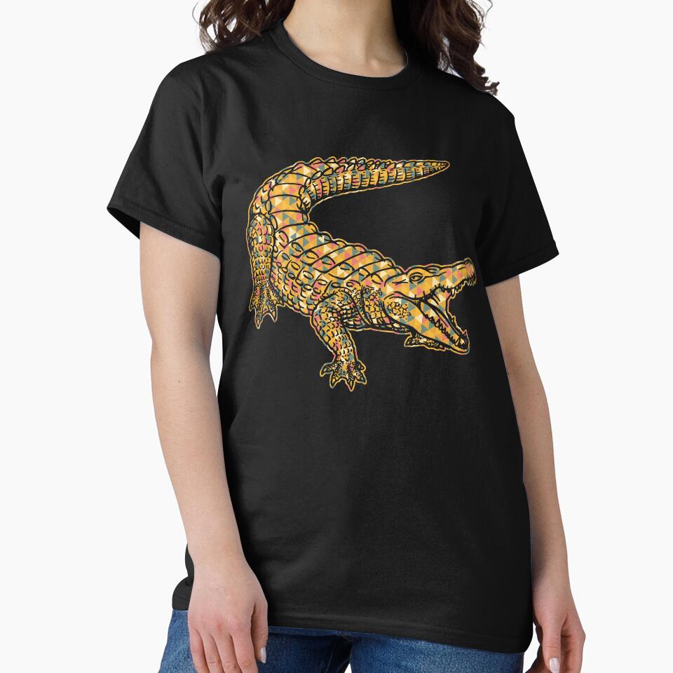 Crocodile - Crocodile Geometric by UnknownArtistt