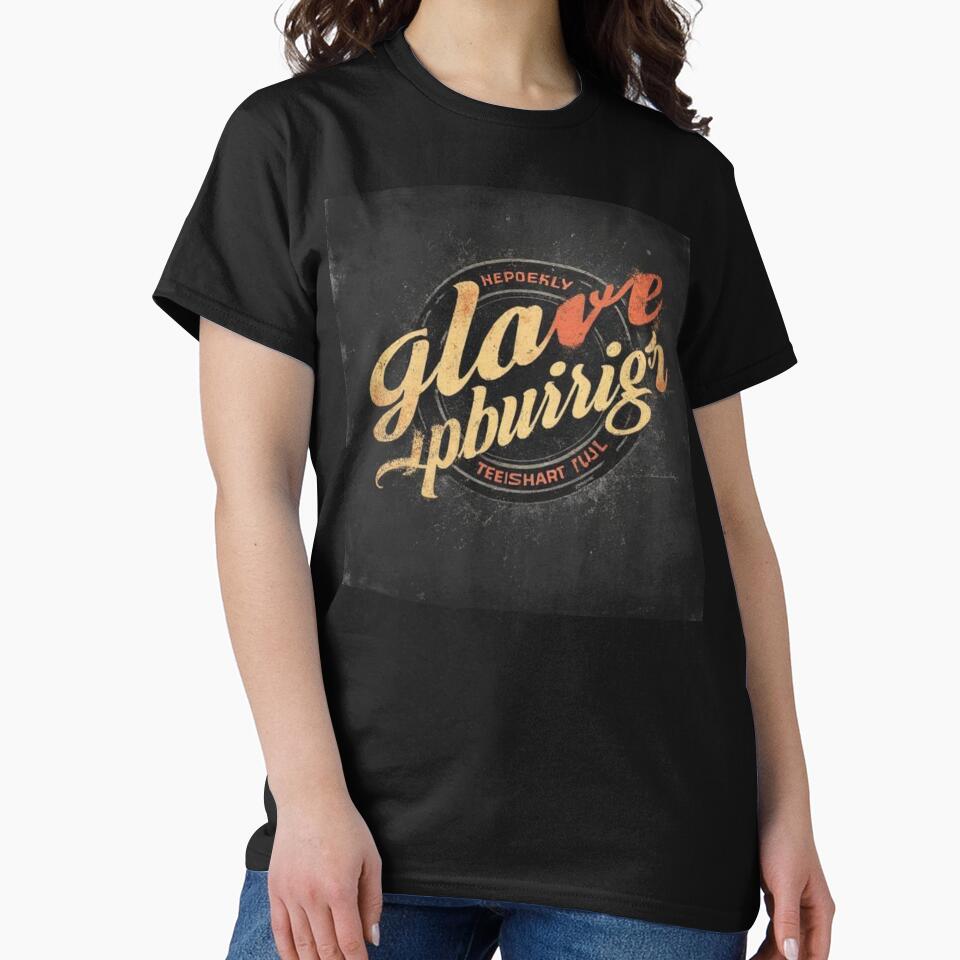Old School Burger Graphic Tee by Threadara