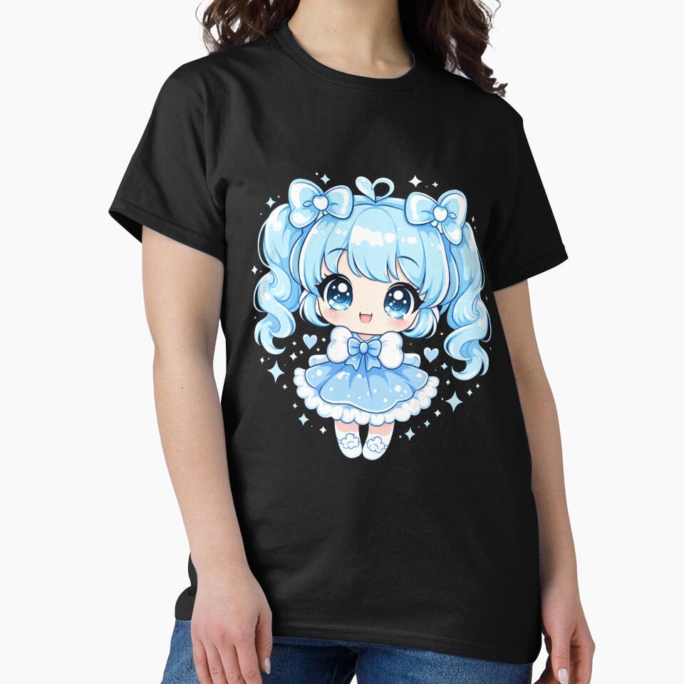 Goth Kawaii Girl – Cute Chibi Anime Aesthetic by PaulaDesignCo