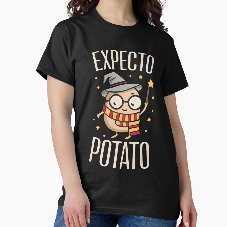 Expecto Potato - Wizard Funny by Fenay Designs