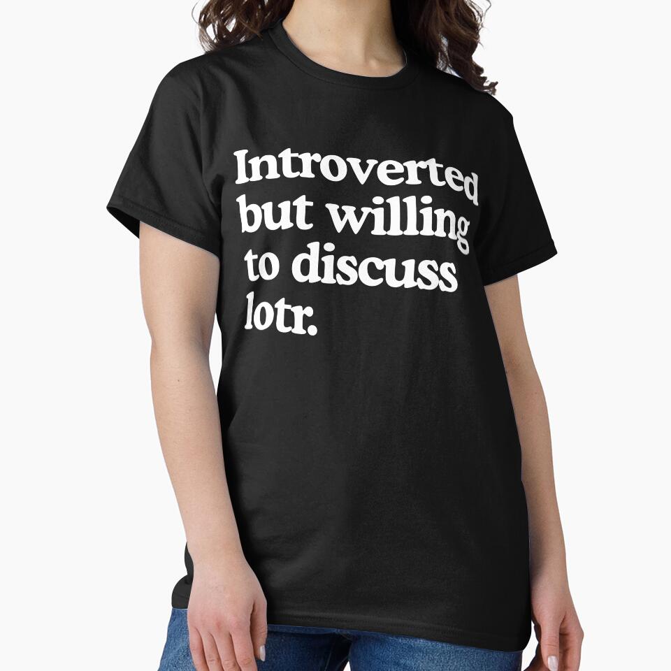 Introverted but Willing to Discuss LOTR by rewingjadeArt