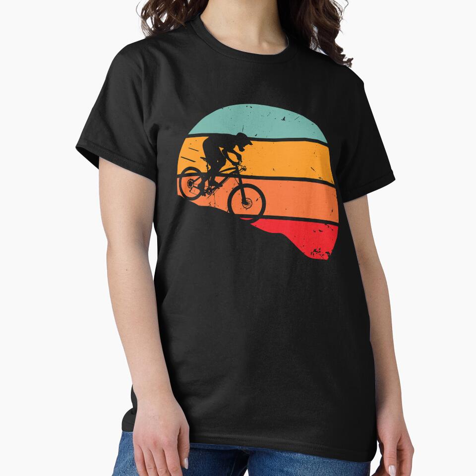 Retro downhill mountain biking by Gerald Waters