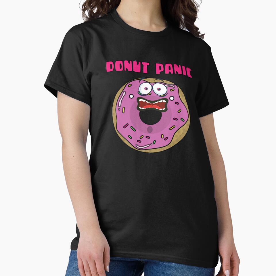Donut Panic funny word  pun by Donutlovers