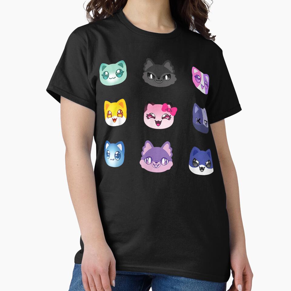 Meemeow Cats Plush Squishy Birthday Decorations T Shirt by troimuagio2022