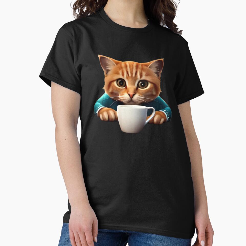 Coffee Lover Cat Mother by mdpzart